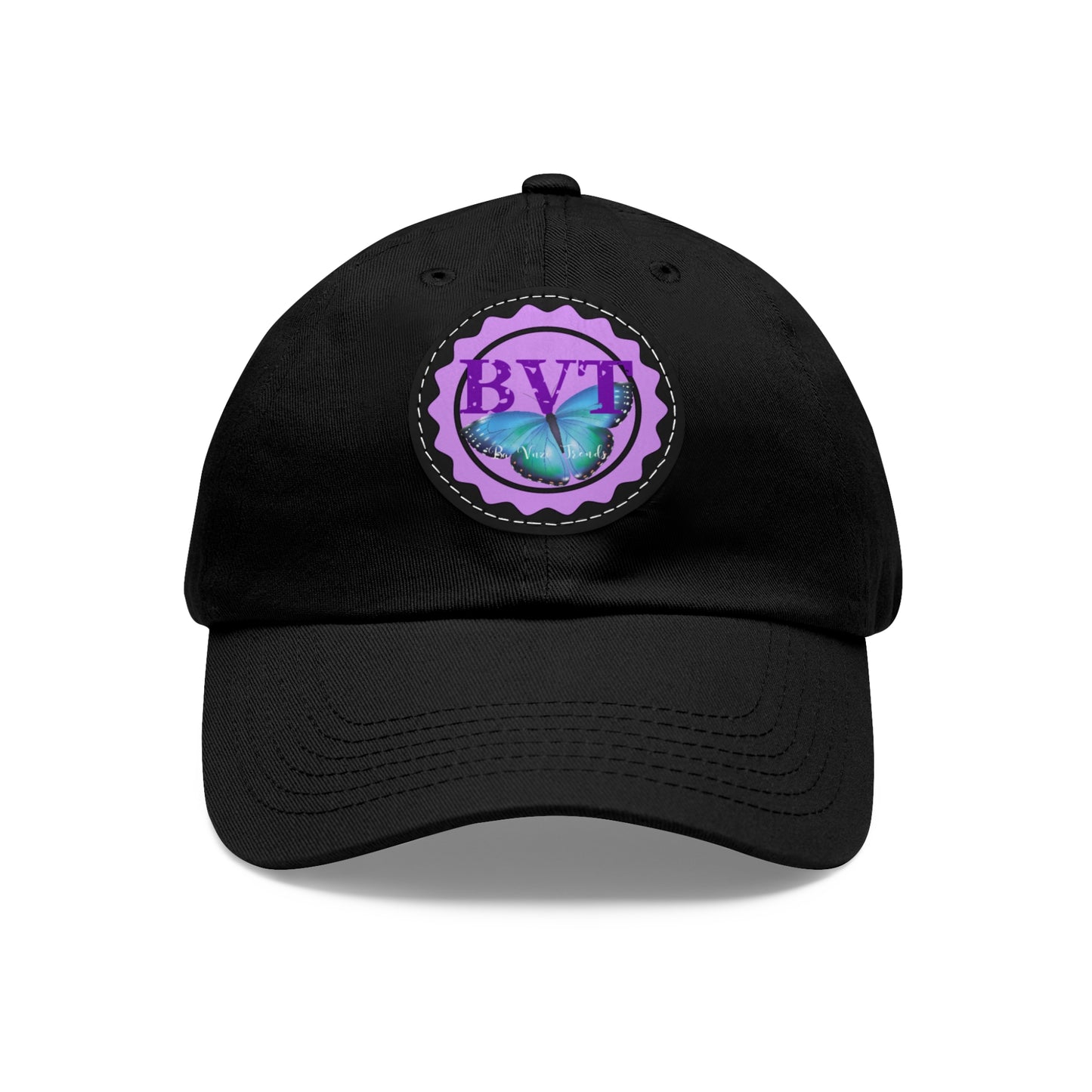 Ba Vuzi Trends Hat Leather Patch (Rd)