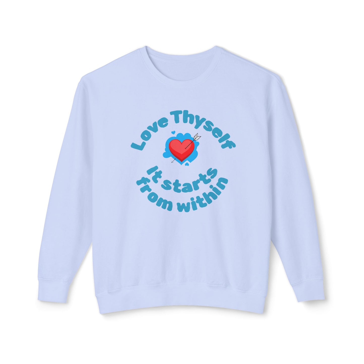 Love Thyself Unisex Lightweight Sweatshirt