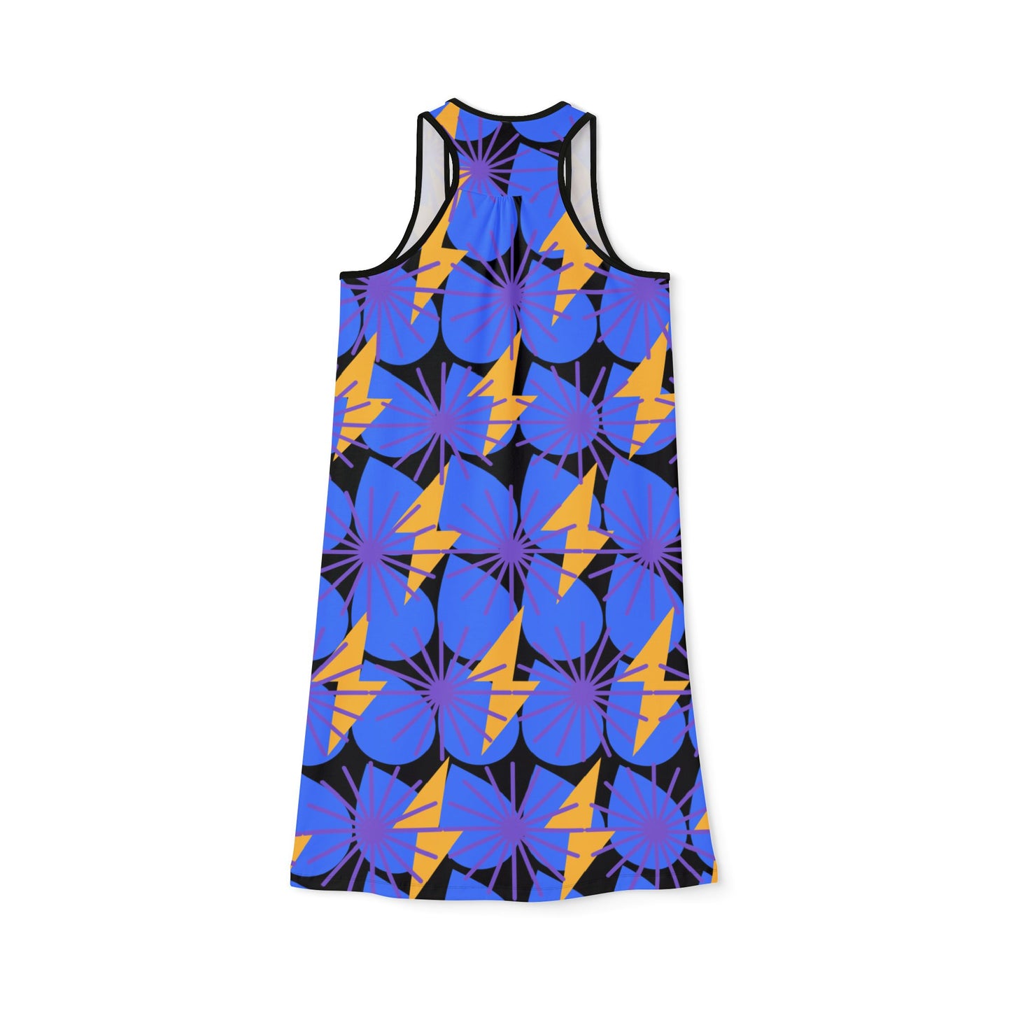 Vibrant Floral Racerback Dress B