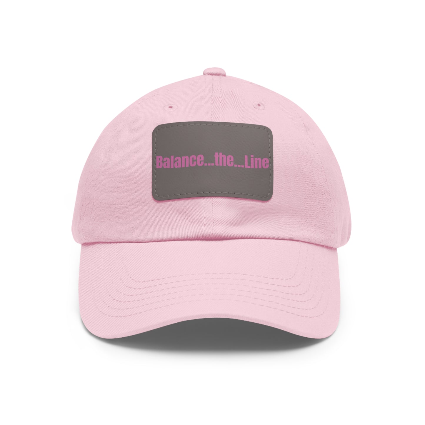 Balance the Line Dad Hat Leather Patch (RP)