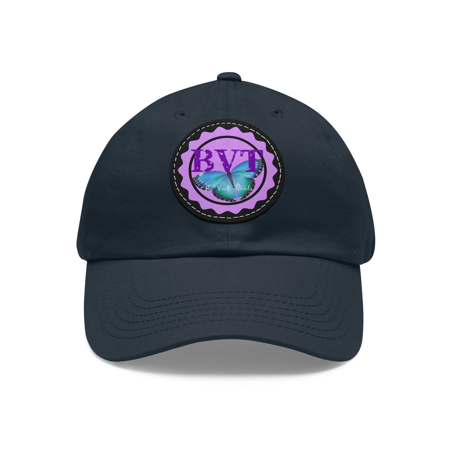 Ba Vuzi Trends Hat Leather Patch (Rd)
