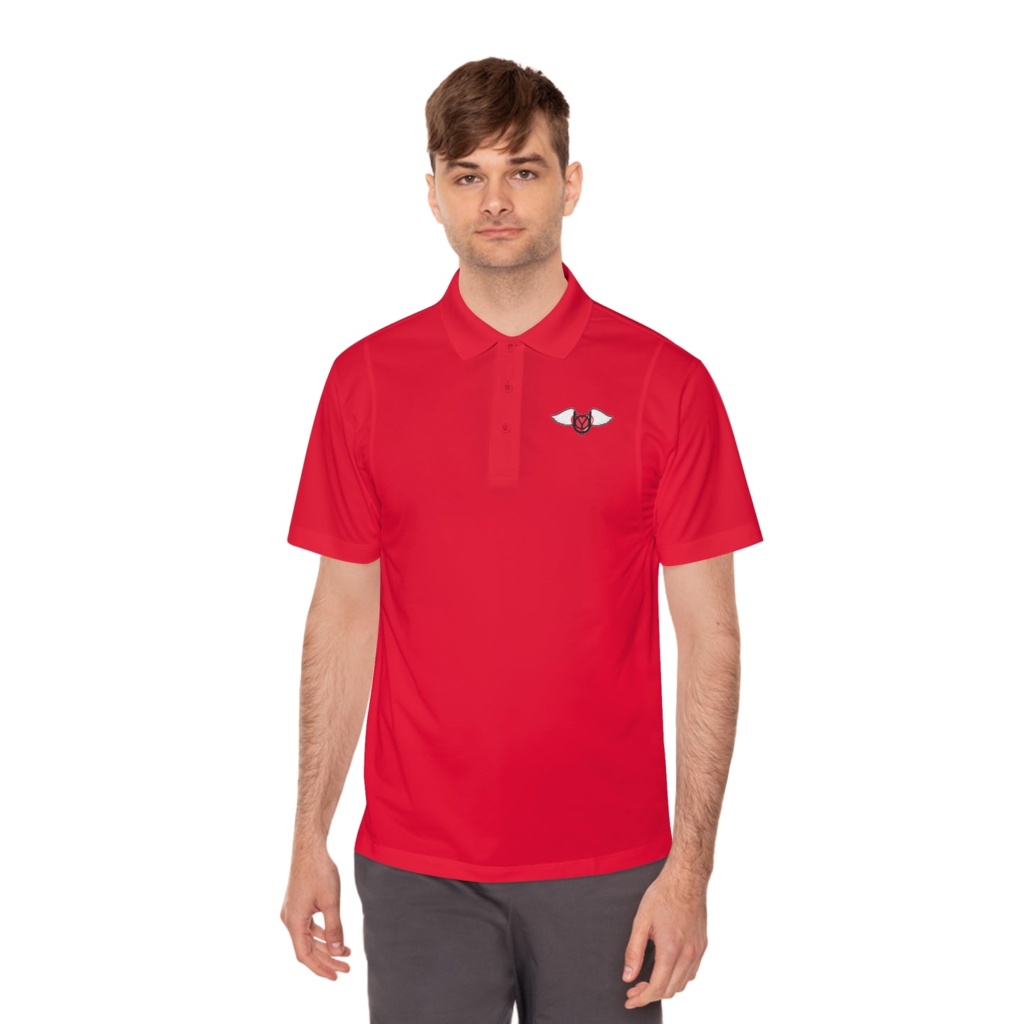 EMbrace The You Men's Sport Polo Shirt (Plain)