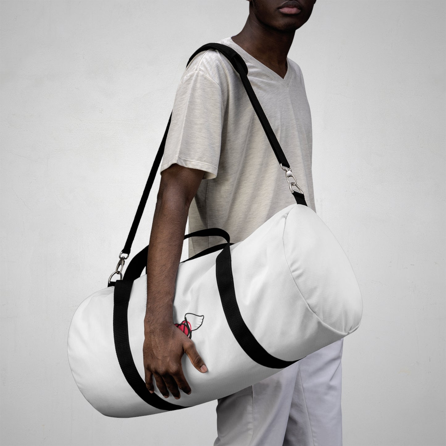 EMbrace the You Duffel Bag White