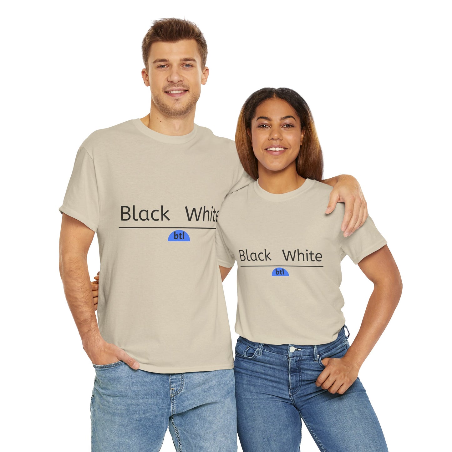 Black/White Unisex Tee