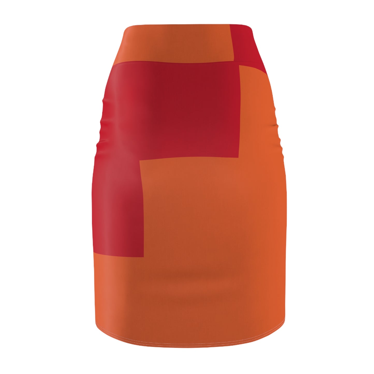 Chic Abstract Women's Pencil Skirt OR