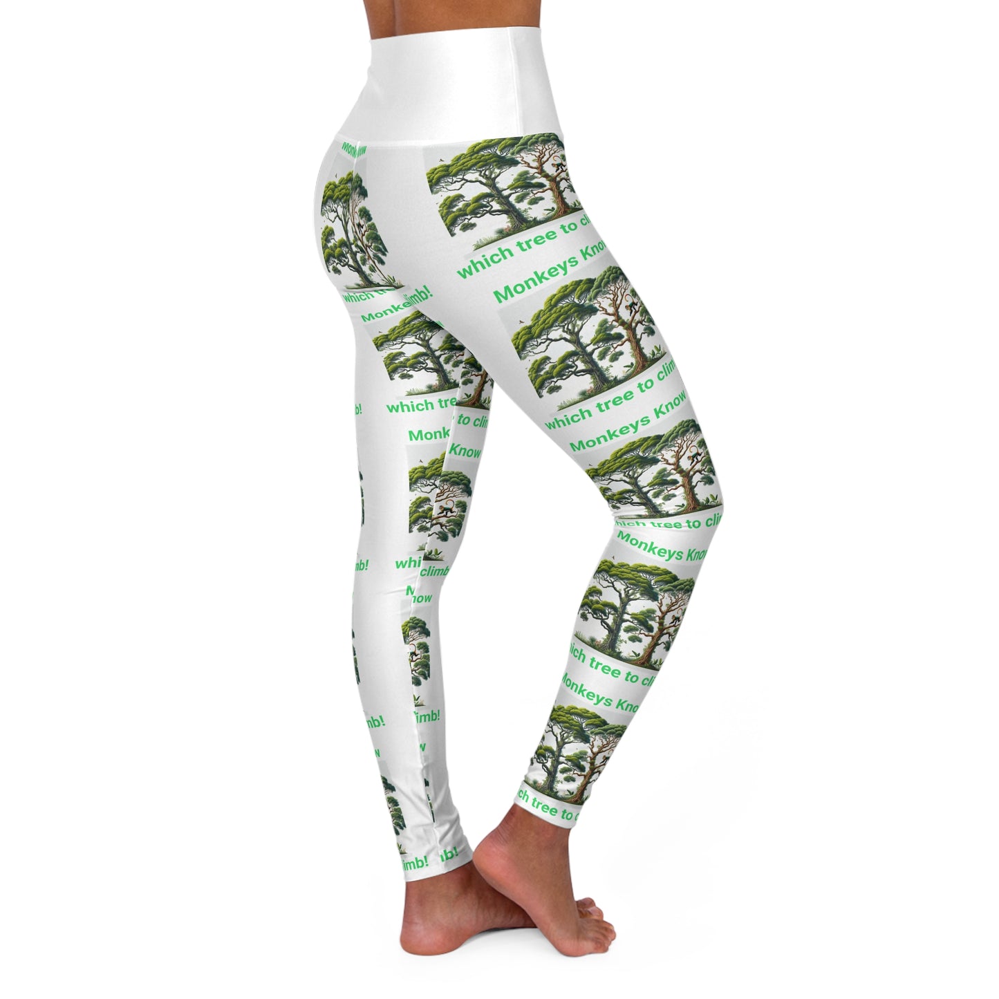Monkeys Know Yoga Leggings
