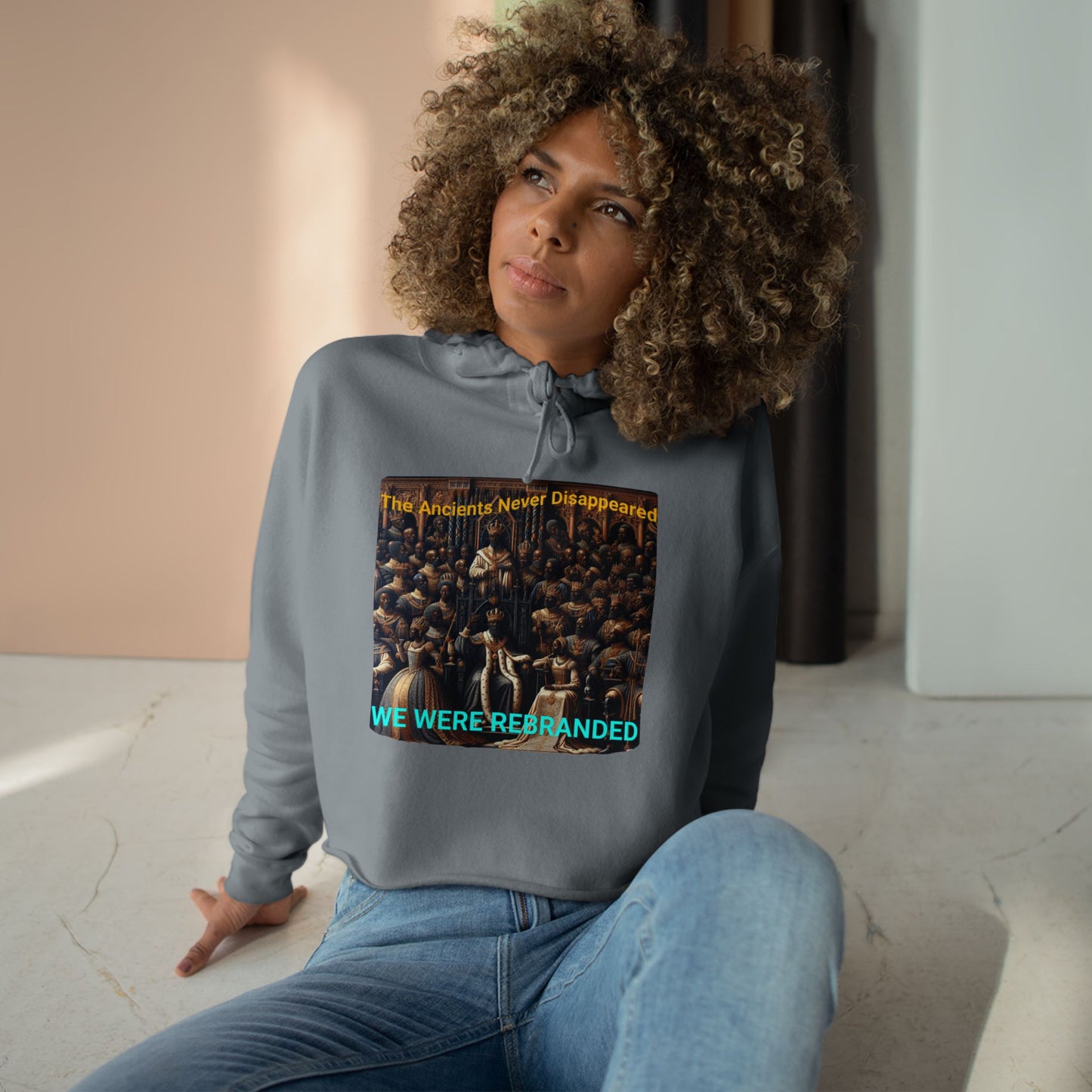 We Were Rebranded Crop Hoodie
