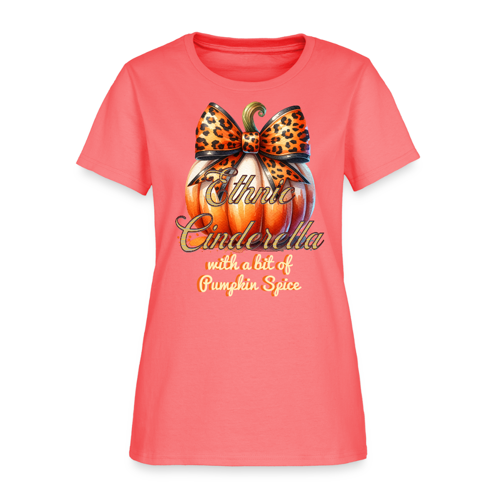 Ethnic Cinderella T-Shirt - coral