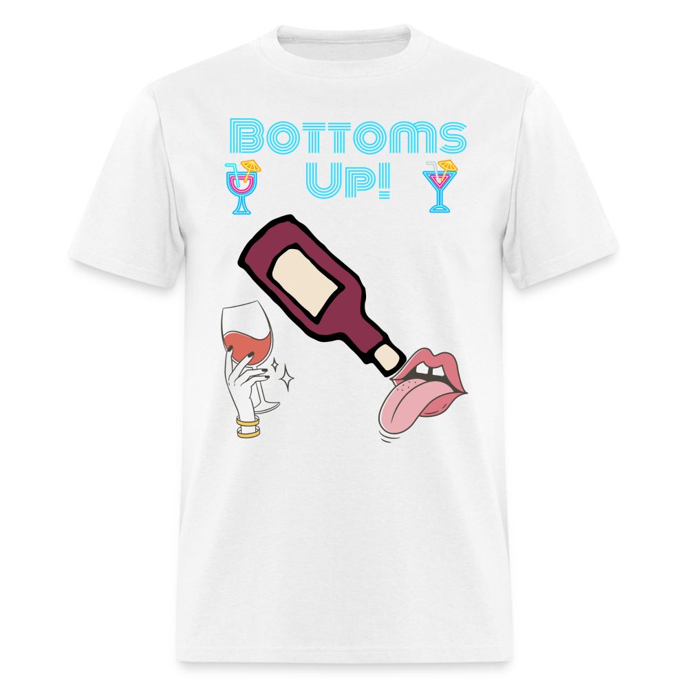 Bottoms Up T-Shirt - white