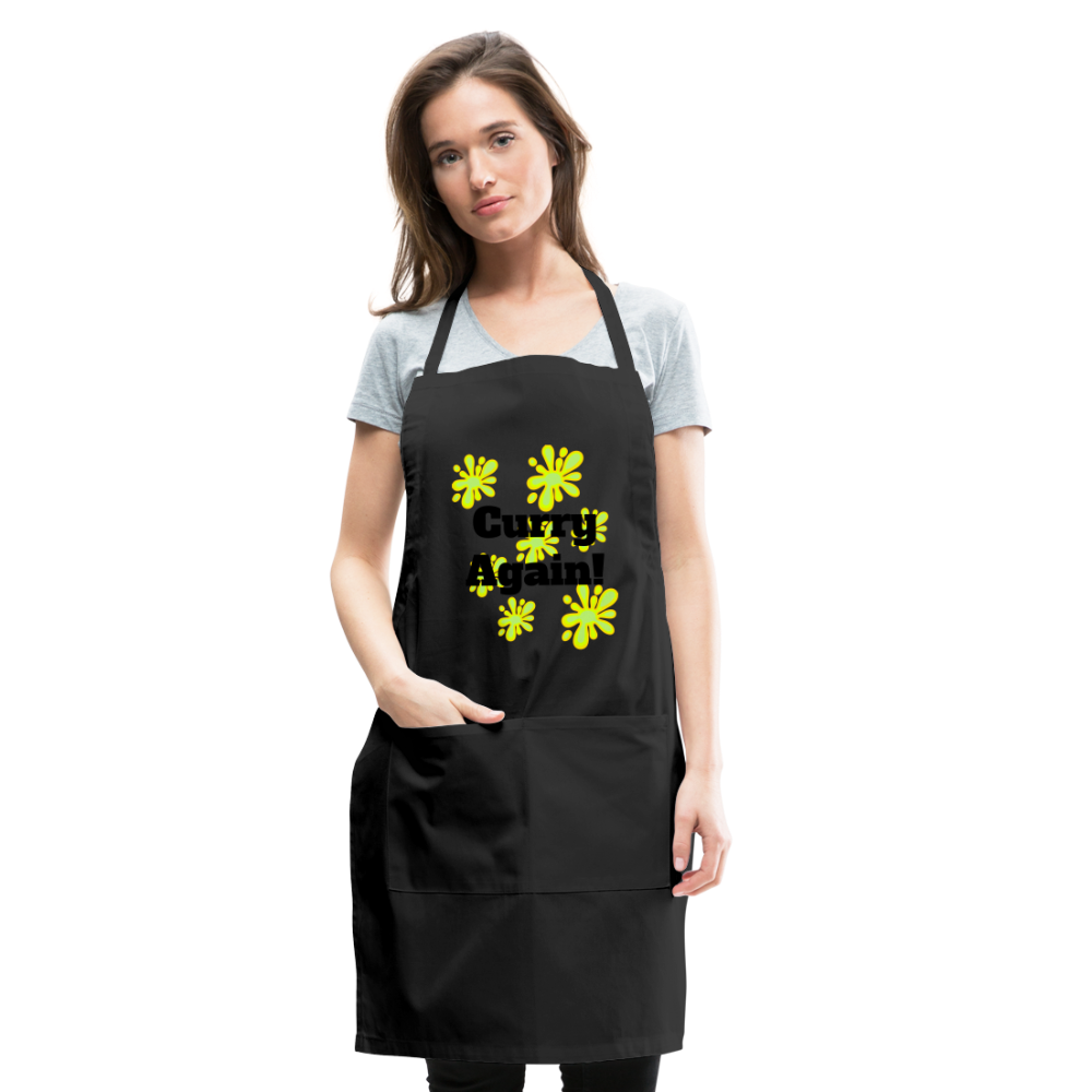 Curry Again! Adjustable Apron - black