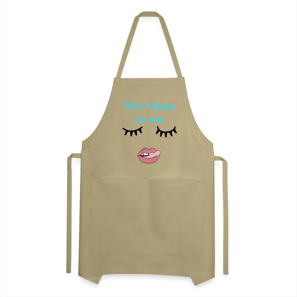 Don't Sleep Adjustable Apron - khaki