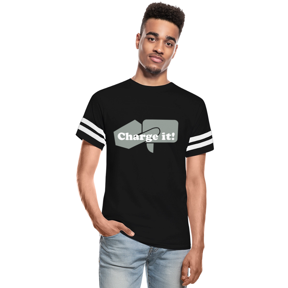 Charge It Sport T-Shirt - black/white