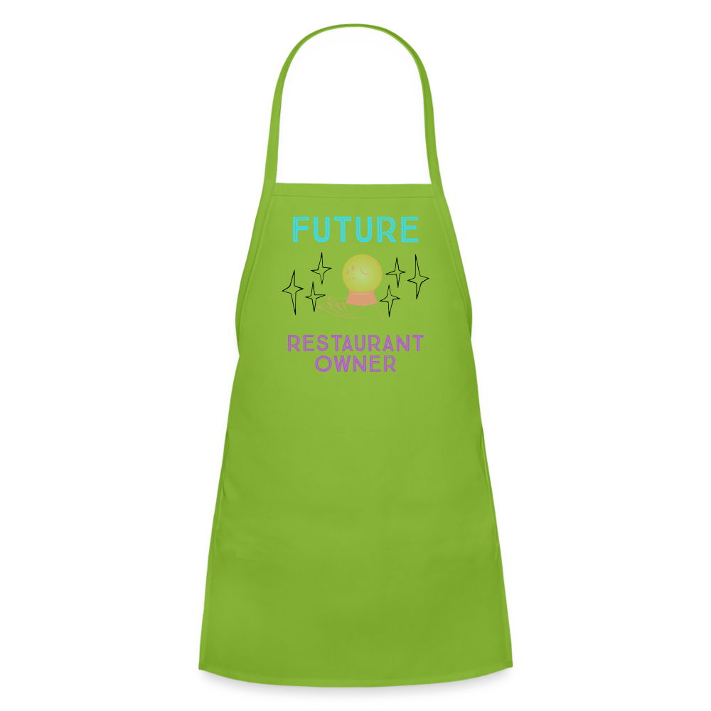Future Owner Kids' Apron - lime green