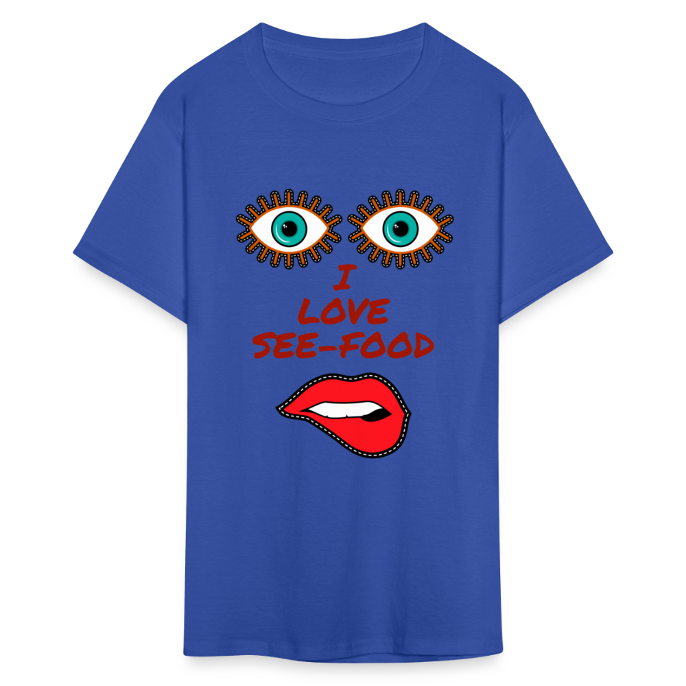 See-Food T-Shirt - royal blue