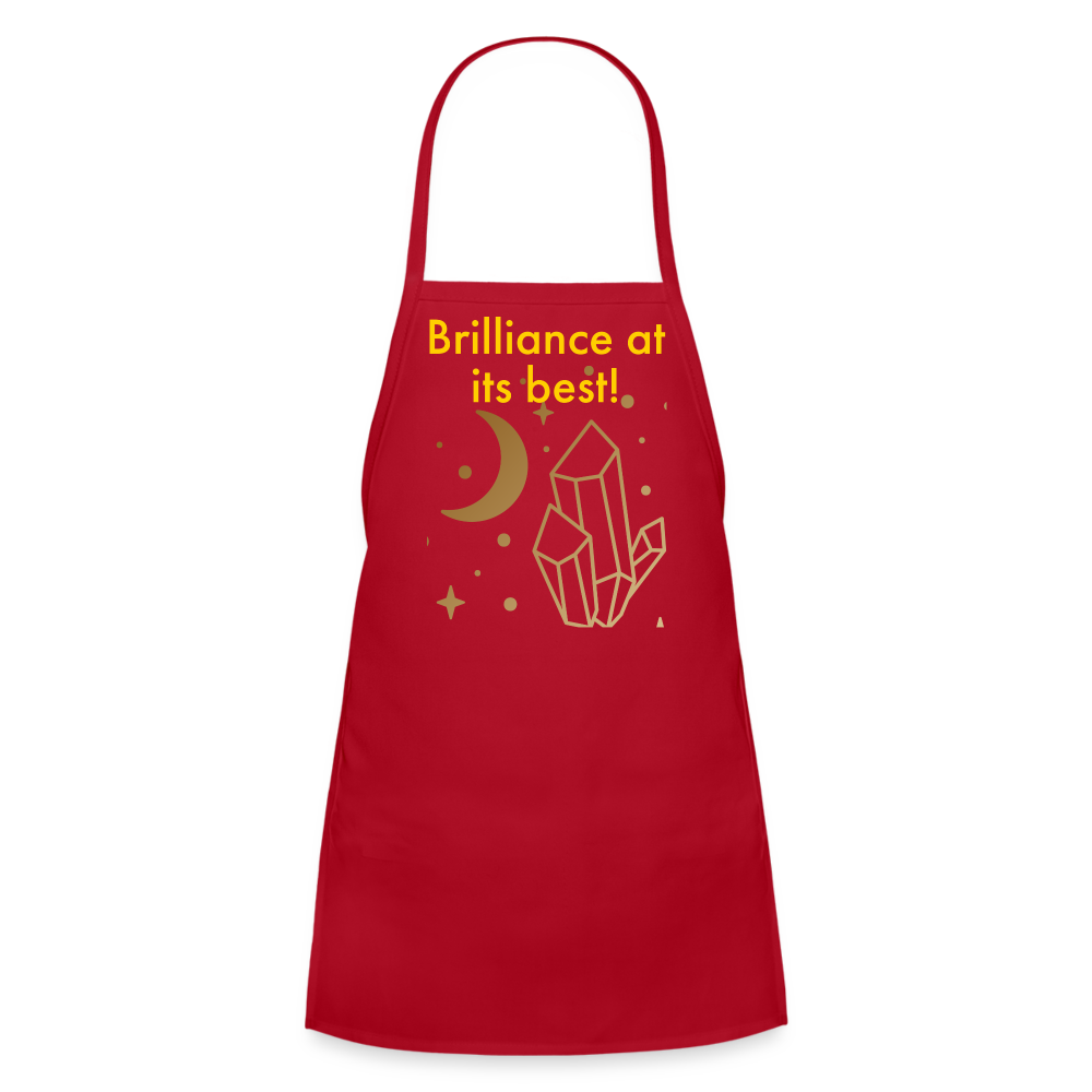 Brilliance Kids' Apron - red