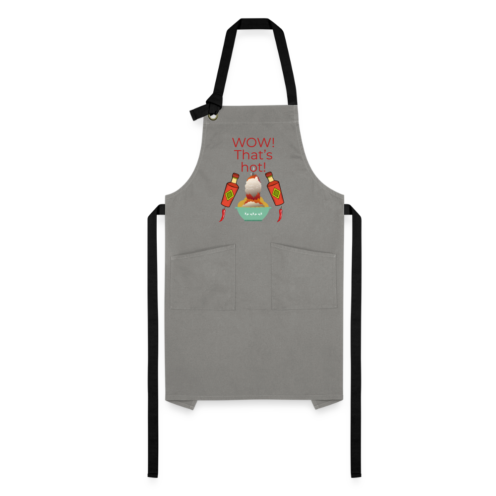That's Hot Artisan Apron - gray/black
