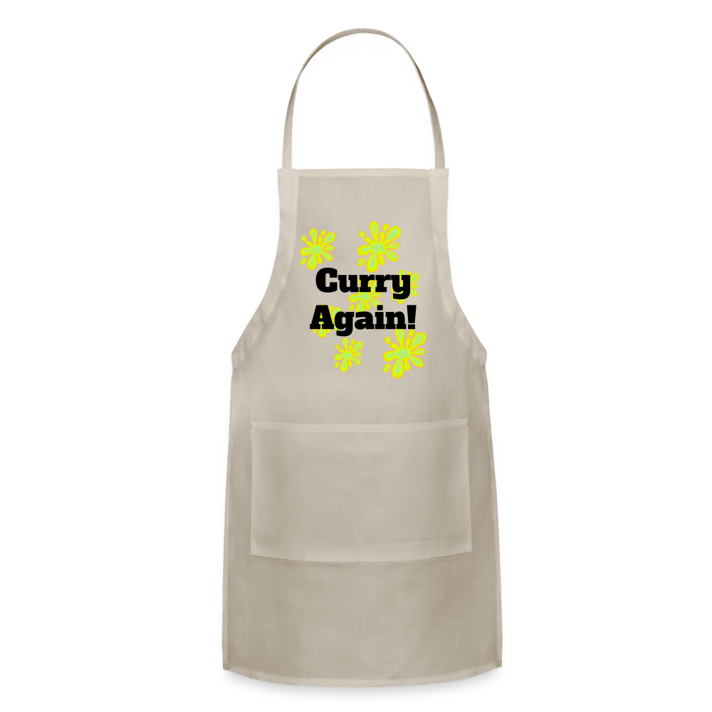 Curry Again! Adjustable Apron - natural