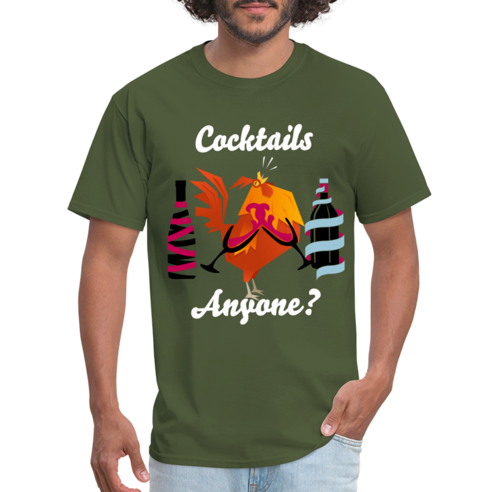 Cock Tails T-Shirt - military green