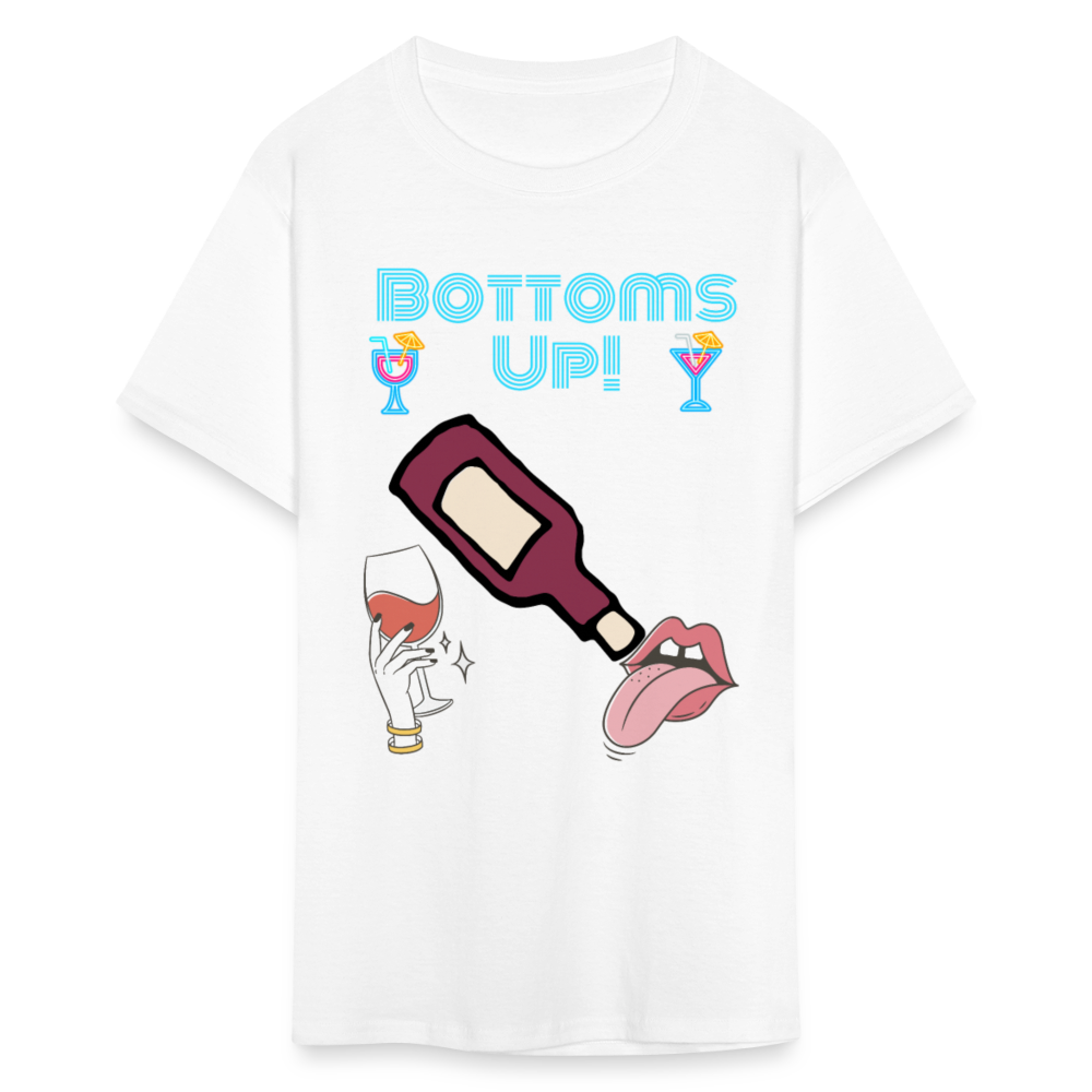 Bottoms Up T-Shirt - white