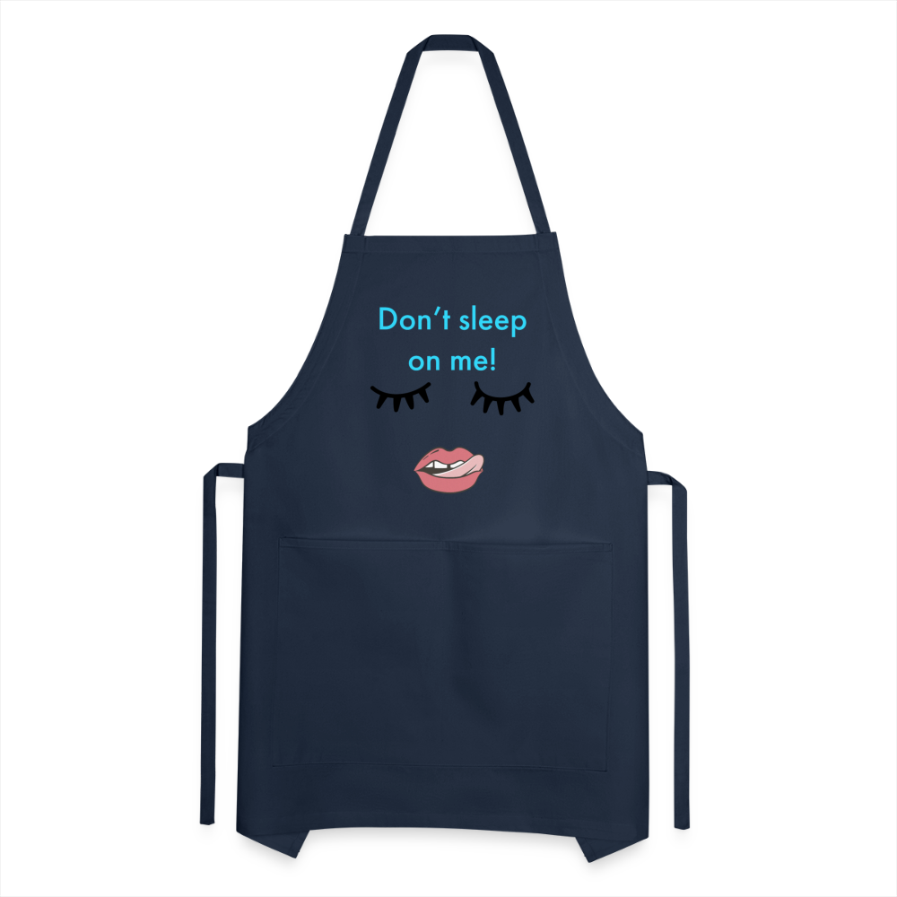 Don't Sleep Adjustable Apron - navy