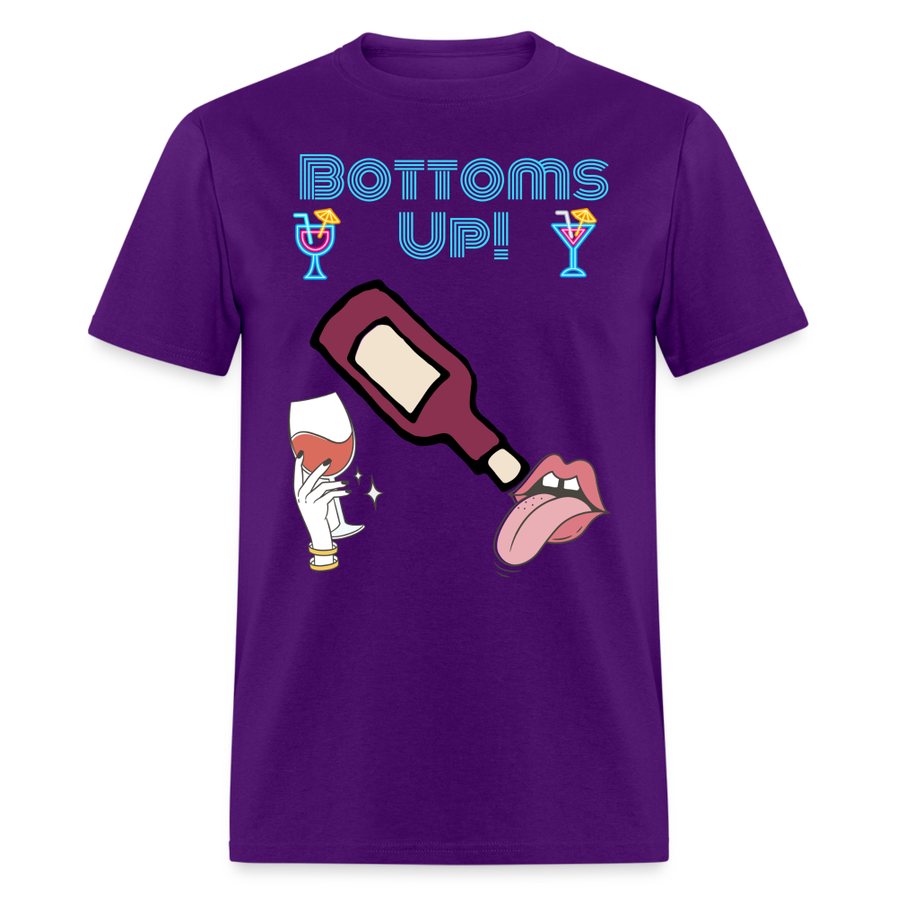 Bottoms Up T-Shirt - purple