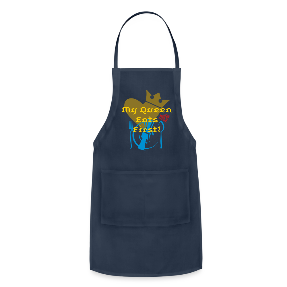 My Queen Adjustable Apron - navy
