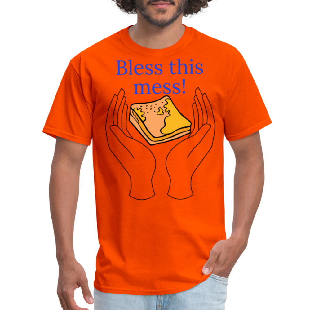 Bless This Mess T-Shirt - orange