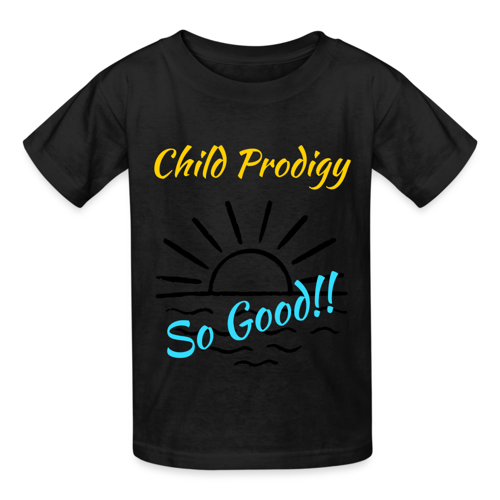 Child Prodigy Gildan Ultra Cotton Youth T-Shirt - black