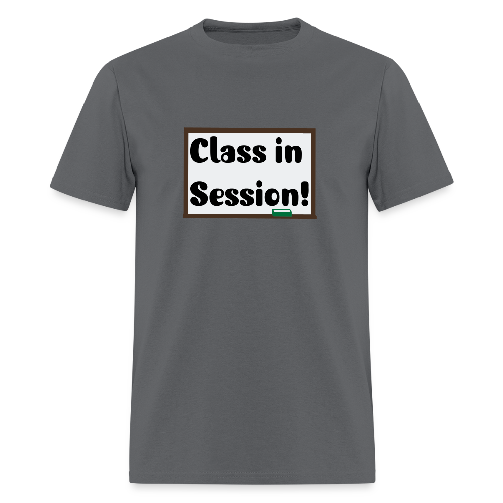 Class In Session T-shirt - charcoal