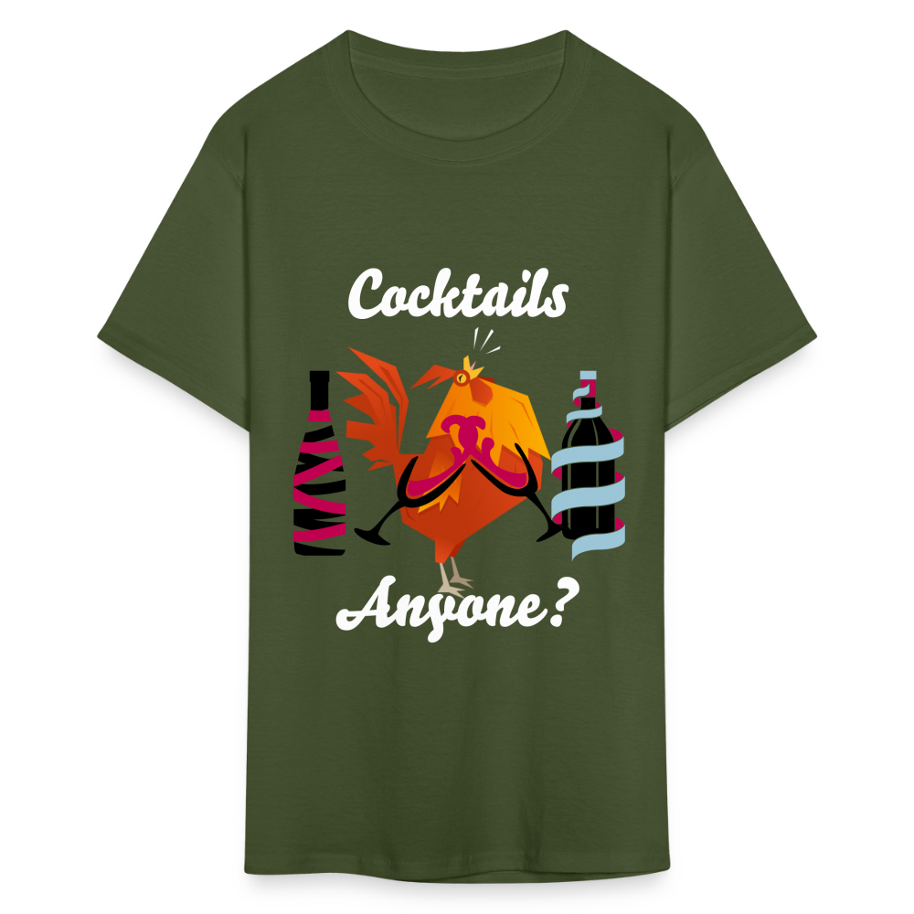 Cock Tails T-Shirt - military green