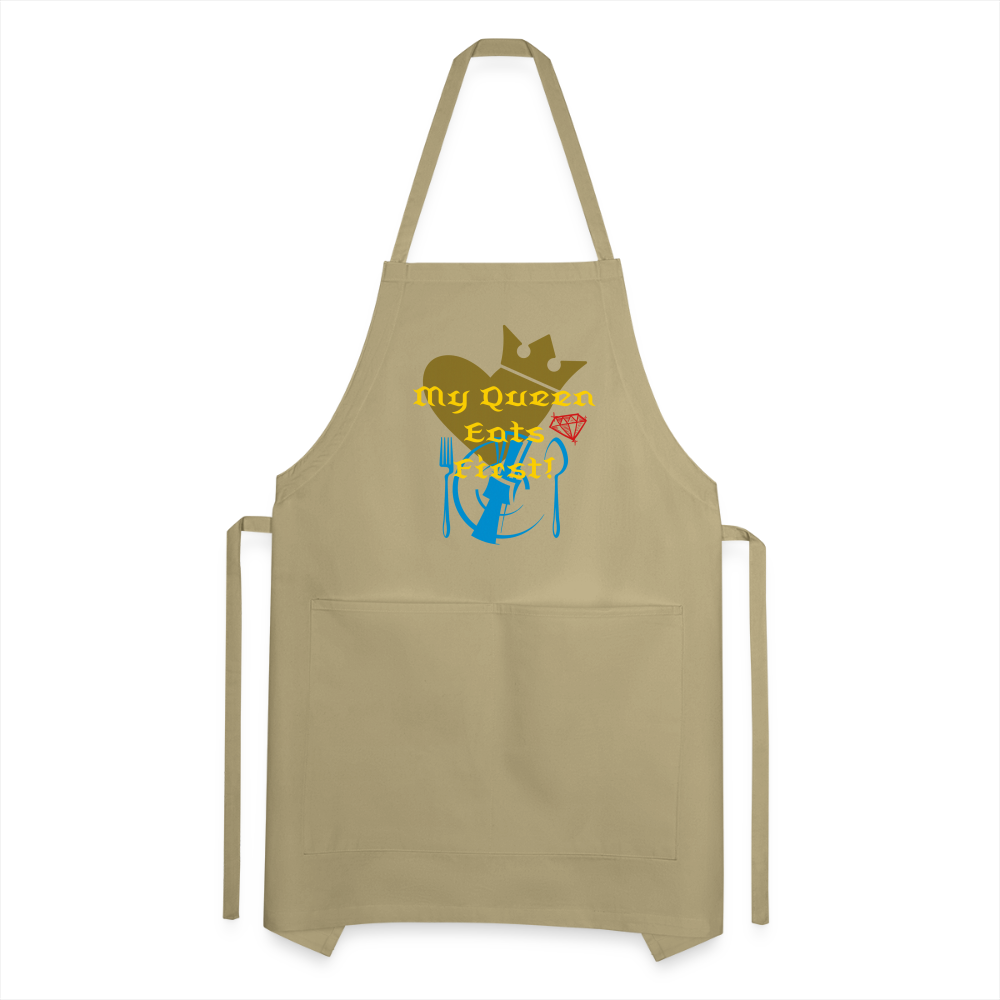 My Queen Adjustable Apron - khaki