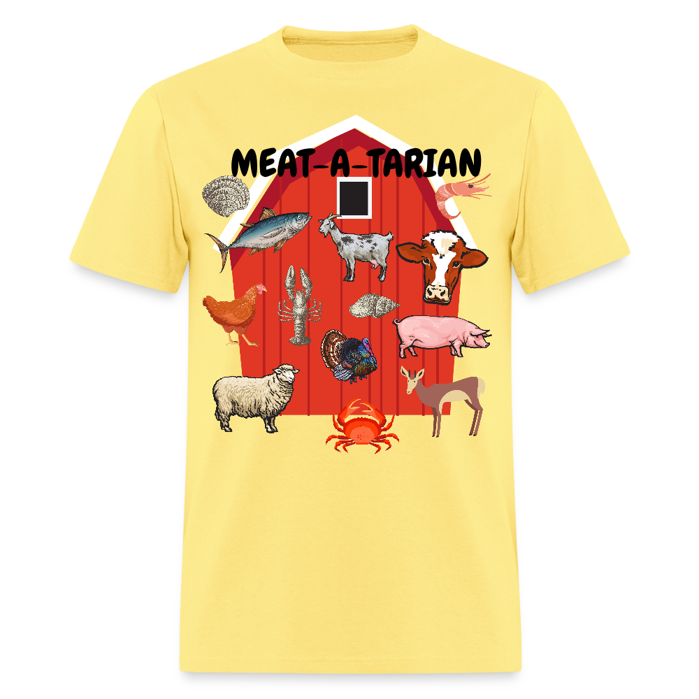 Meat-a-tarian Unisex Classic T-Shirt - cornsilk