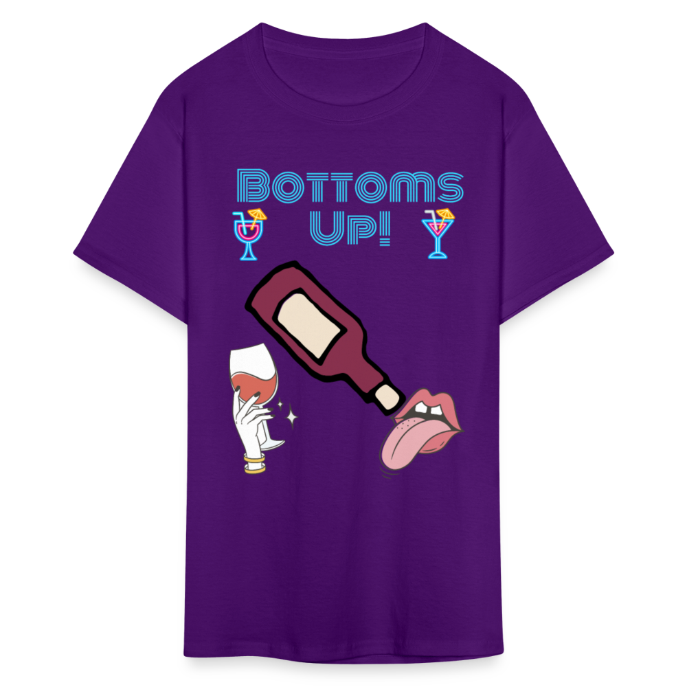Bottoms Up T-Shirt - purple