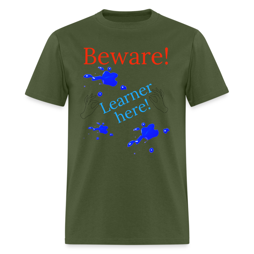 Learner Warning T-Shirt - military green
