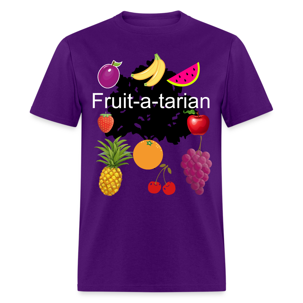 Fruit-a-tarian T-shirt - purple