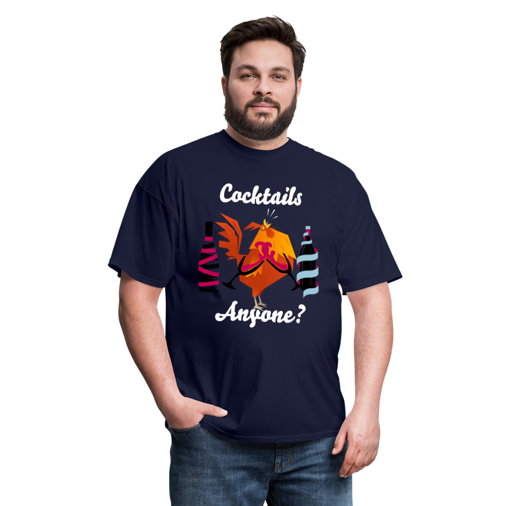 Cock Tails T-Shirt - navy