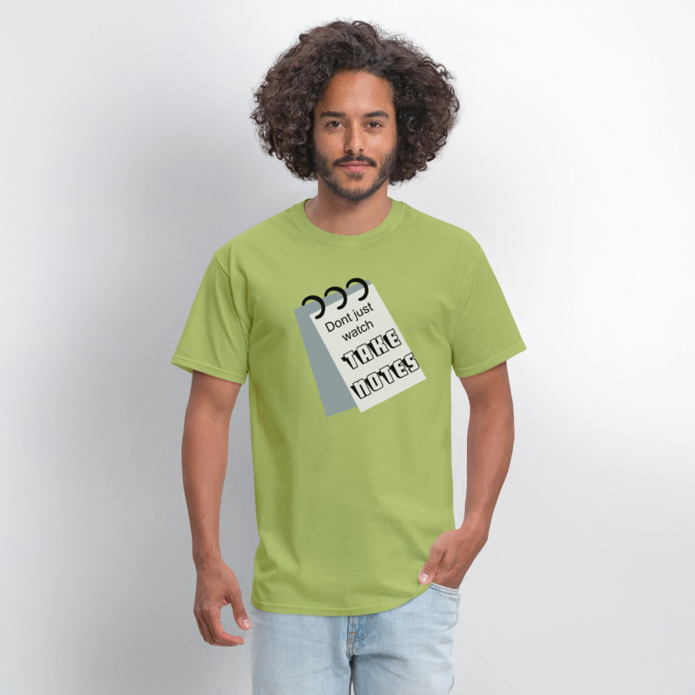 Take Notes T-shirt - kiwi