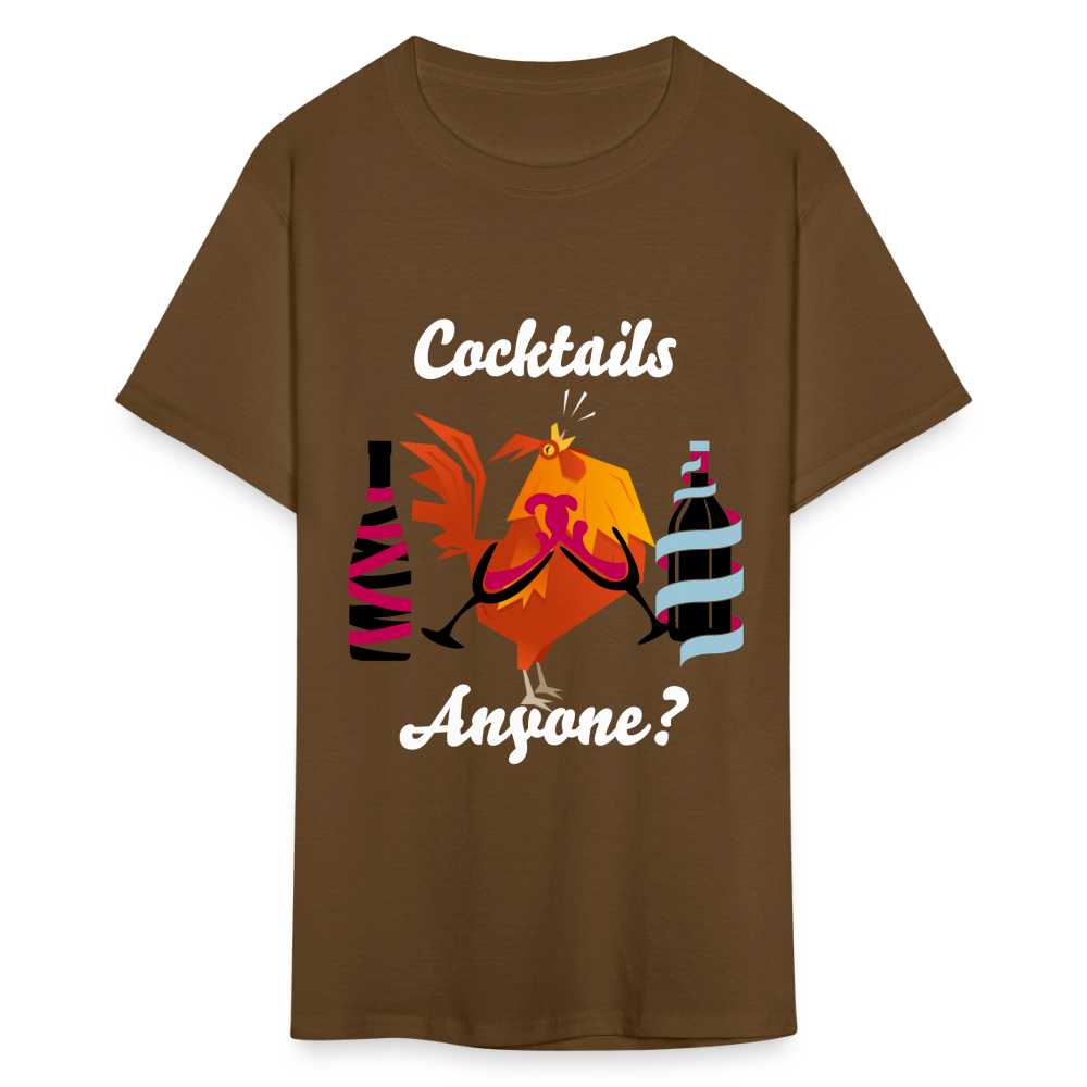 Cock Tails T-Shirt - brown