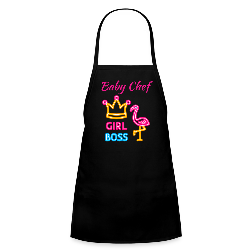 Baby Chef GB Kids' Apron - black