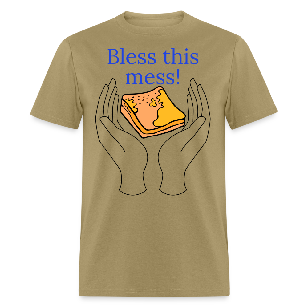 Bless This Mess T-Shirt - khaki