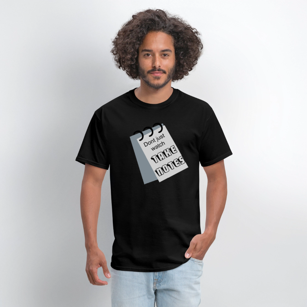 Take Notes T-shirt - black