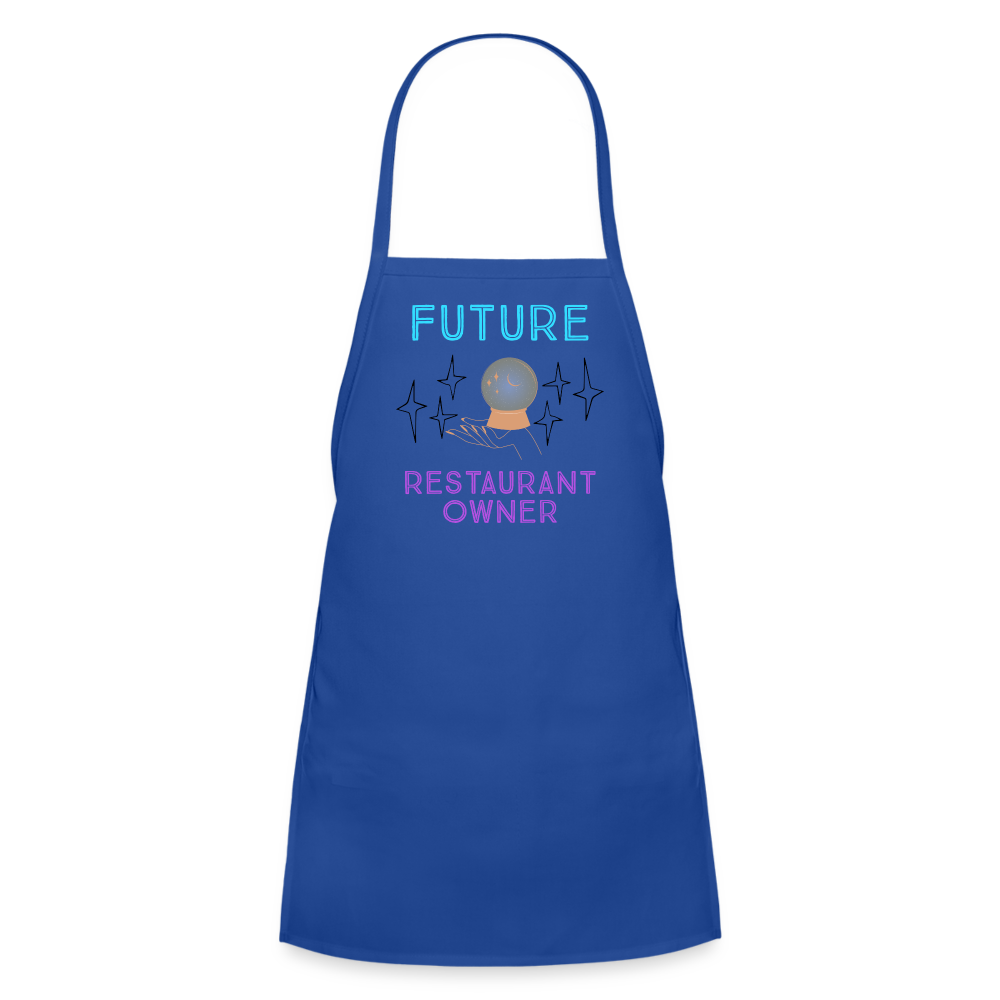 Future Owner Kids' Apron - royal blue