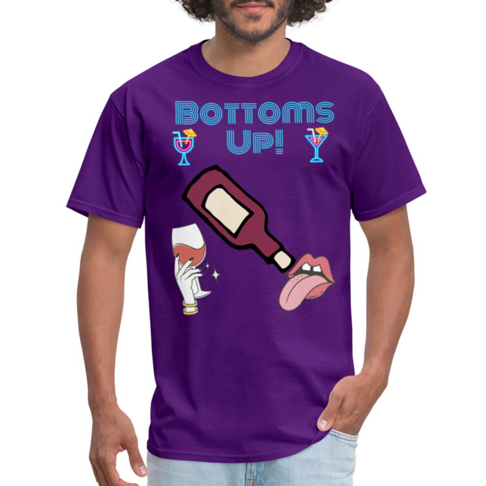 Bottoms Up T-Shirt - purple