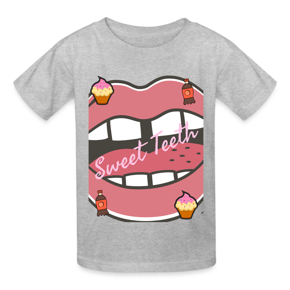 Sweet Teeth Youth T-Shirt - heather gray