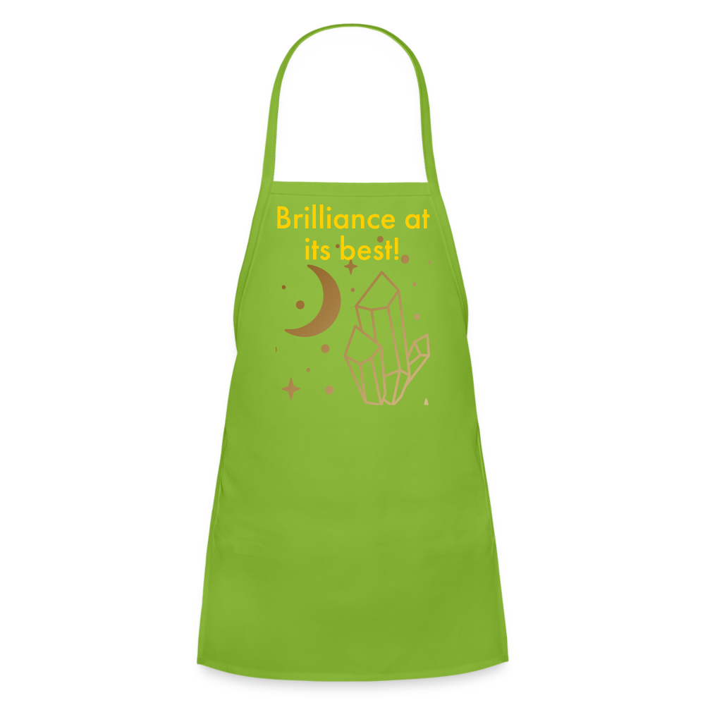 Brilliance Kids' Apron - lime green