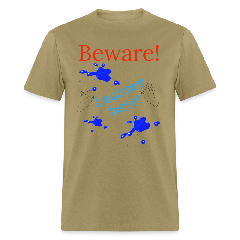 Learner Warning T-Shirt - khaki