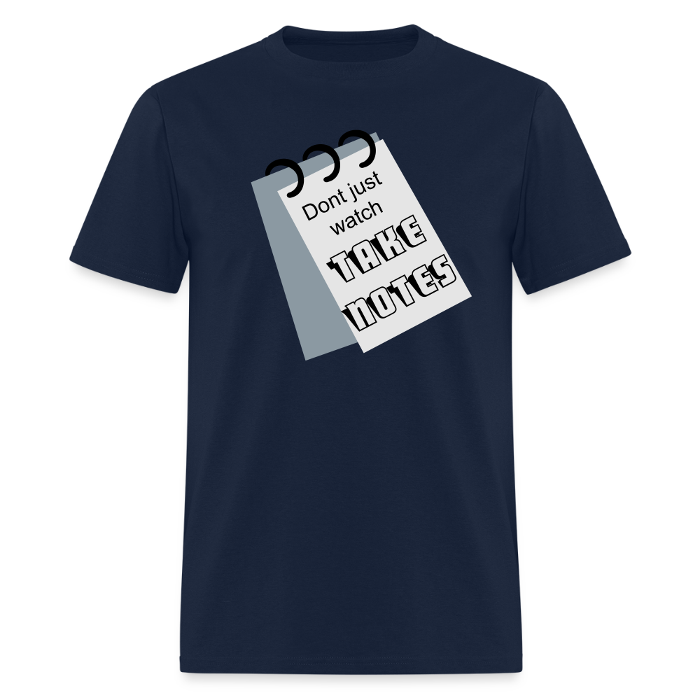 Take Notes T-shirt - navy