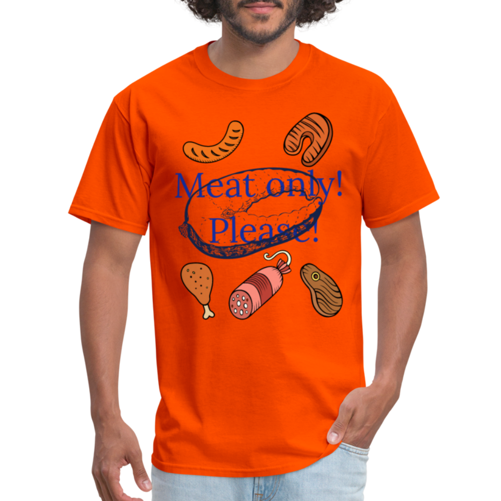Meat Only! Unisex Classic T-Shirt - orange