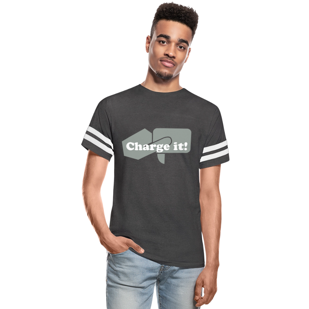 Charge It Sport T-Shirt - vintage smoke/white
