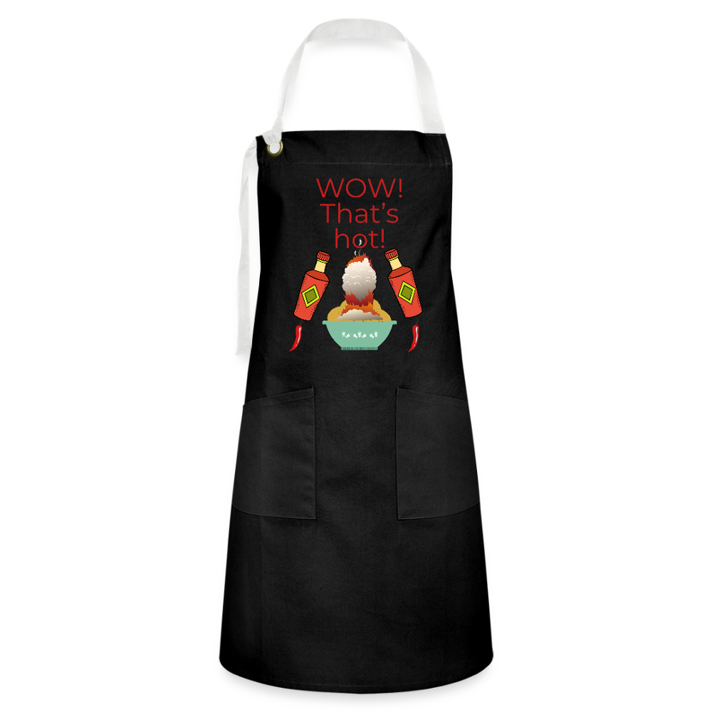 That's Hot Artisan Apron - black/white